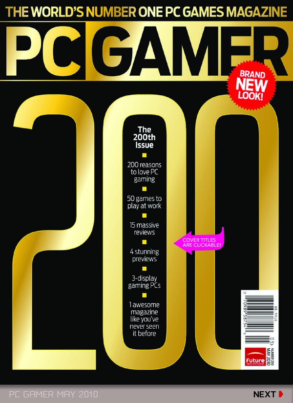 PC Gamer   200 (2010 05) cover